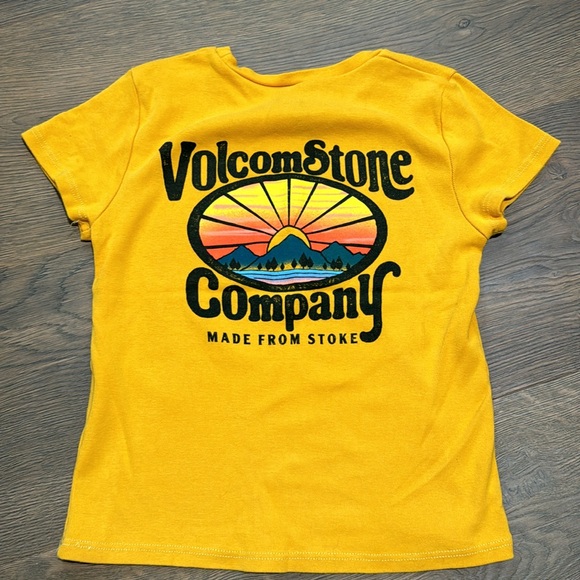 Volcom Have A Clue Tee - Golden Haze - Picture 4 of 5